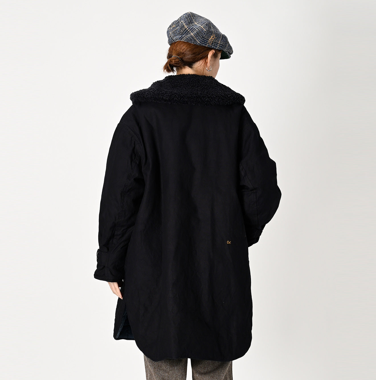 Indigo Oxford Tent Coat