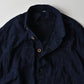 45R Indigo Gauze Doublecloth Boyfriend Blouse