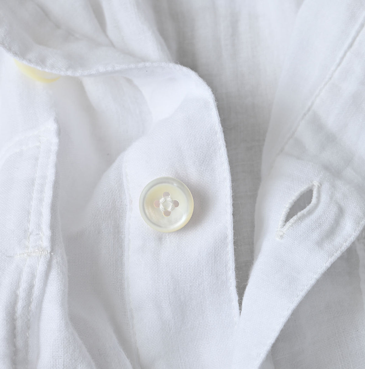 45R Gauze Doublecloth Boyfriend Blouse