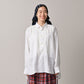 45R Gauze Doublecloth Boyfriend Blouse