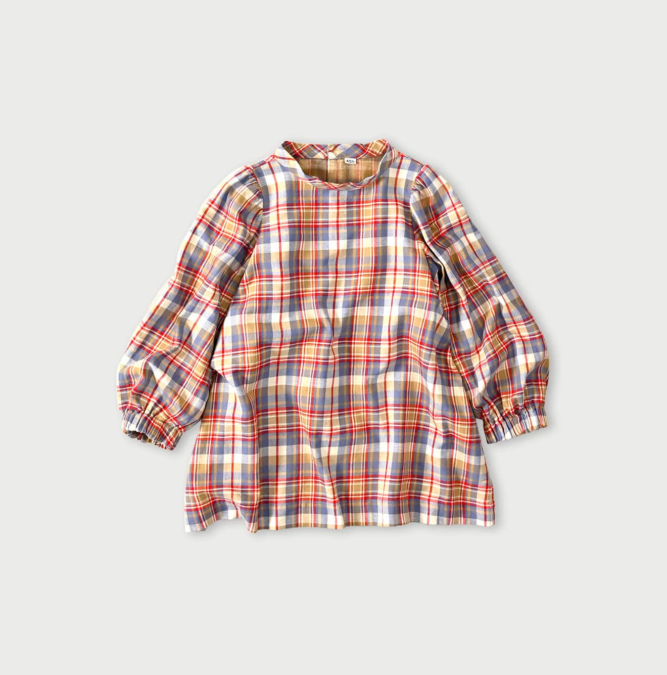 45R Doublecloth Puff Sleeve Blouse - Image 1