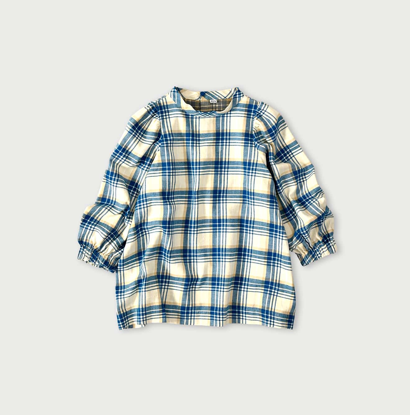 45R Doublecloth Puff Sleeve Blouse