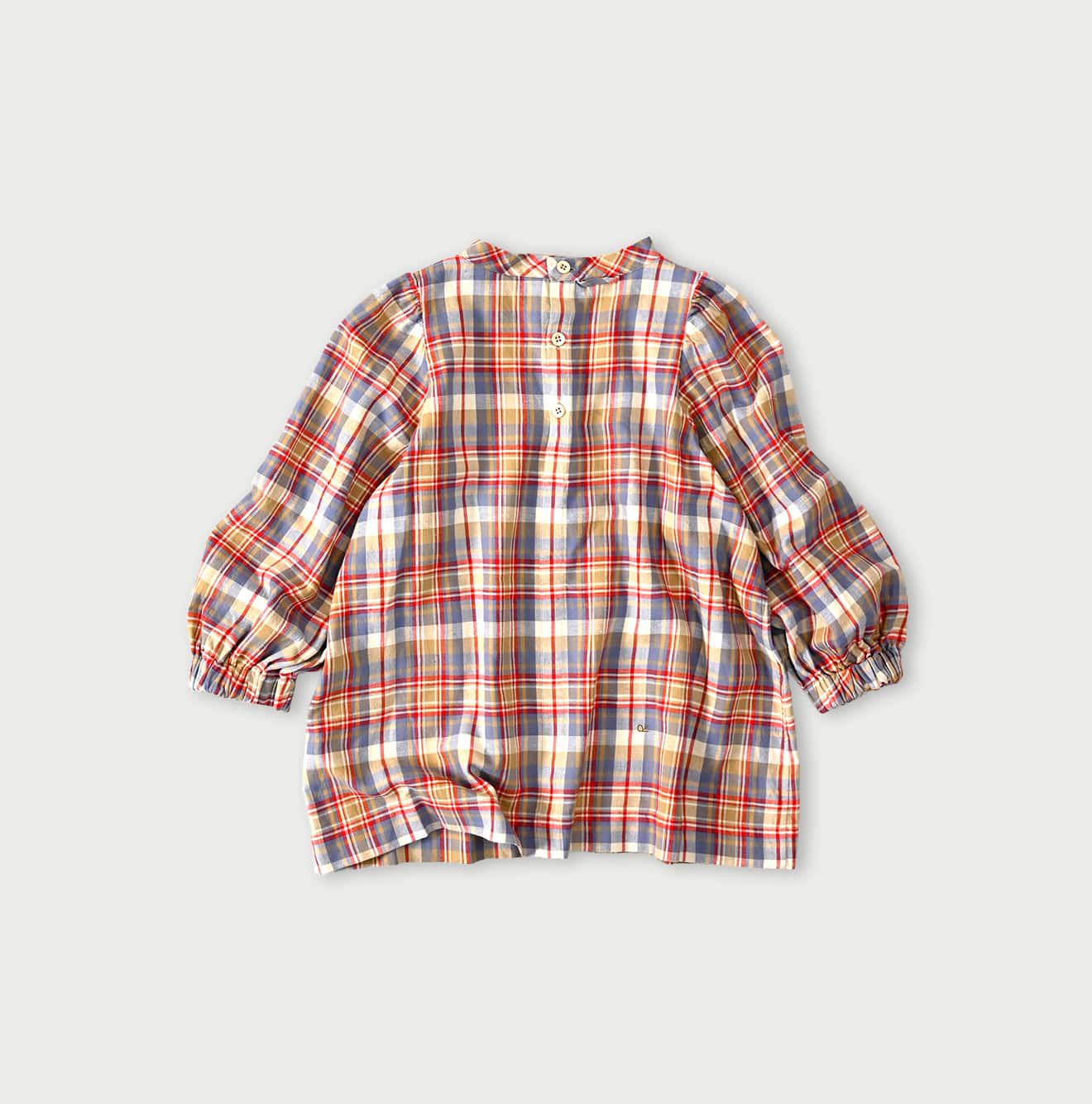 45R Doublecloth Puff Sleeve Blouse