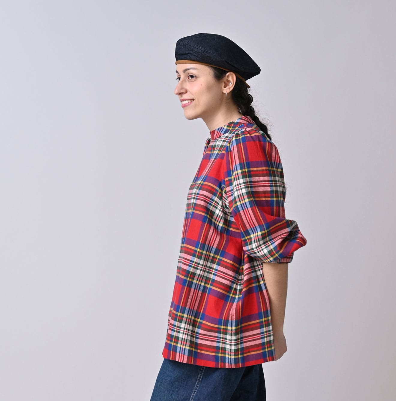 45R Doublecloth Puff Sleeve Blouse - Image 6