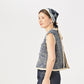 45R Ai Indigo Linen Silk Tweed Camisole