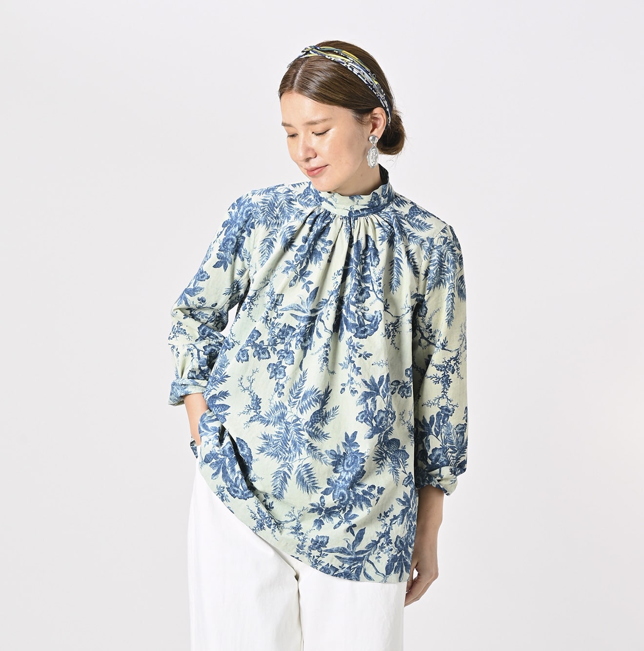 Indigo Lapis Blouse (Size 2) - 45R by 45rpm studio