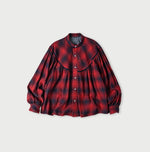 Indigo Zimbabwe Flannel Tambourine Blouse (Size 2) - 45R by 45rpm studio