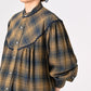 45R Indigo Zimbabwe Flannel Tambourine Blouse