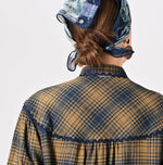 Indigo Zimbabwe Flannel Tambourine Blouse (Size 2) - 45R by 45rpm studio