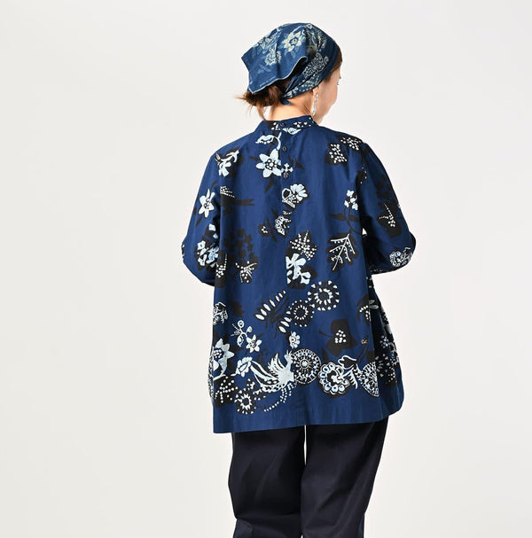 Indigo Fushicho Blouse (Size 3) - 45R by 45rpm studio