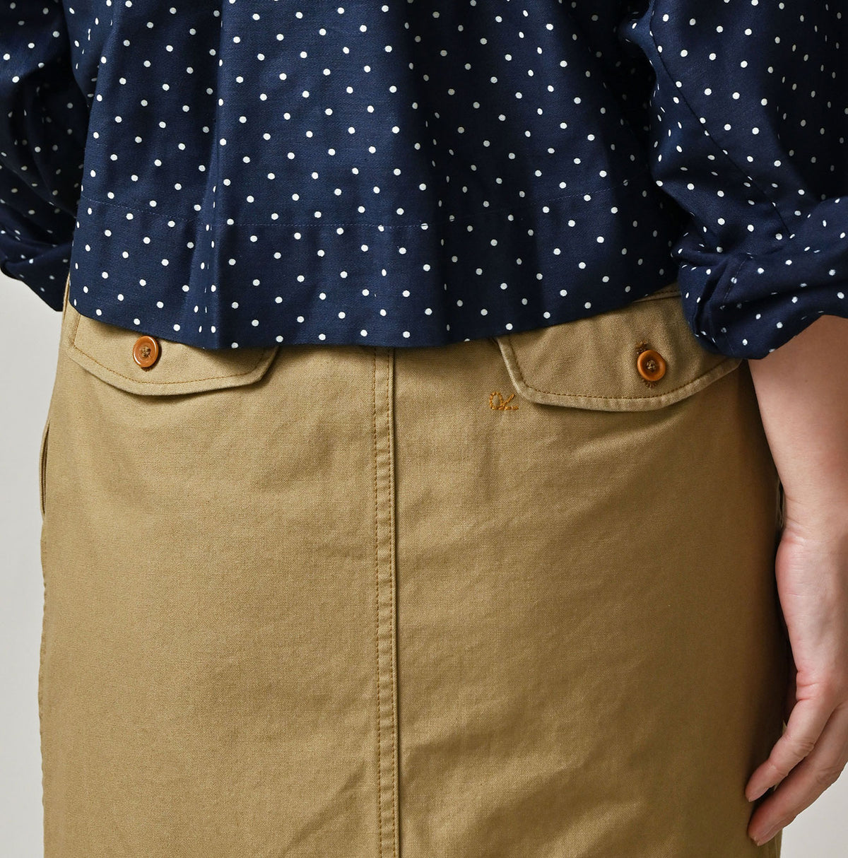 45R Duck Charlotte Tuck Skirt