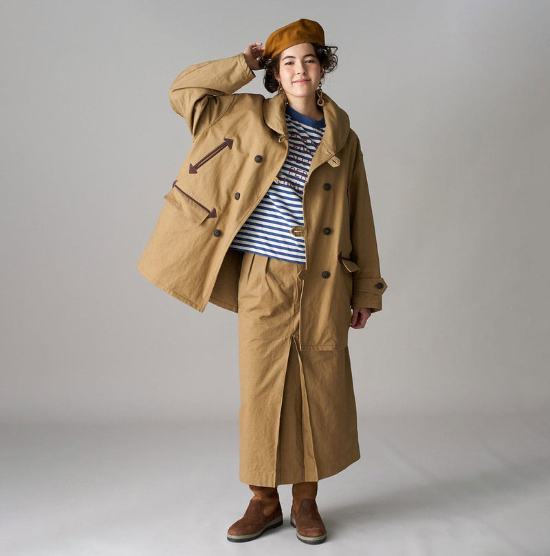 45R Duck Charlotte Tuck Skirt