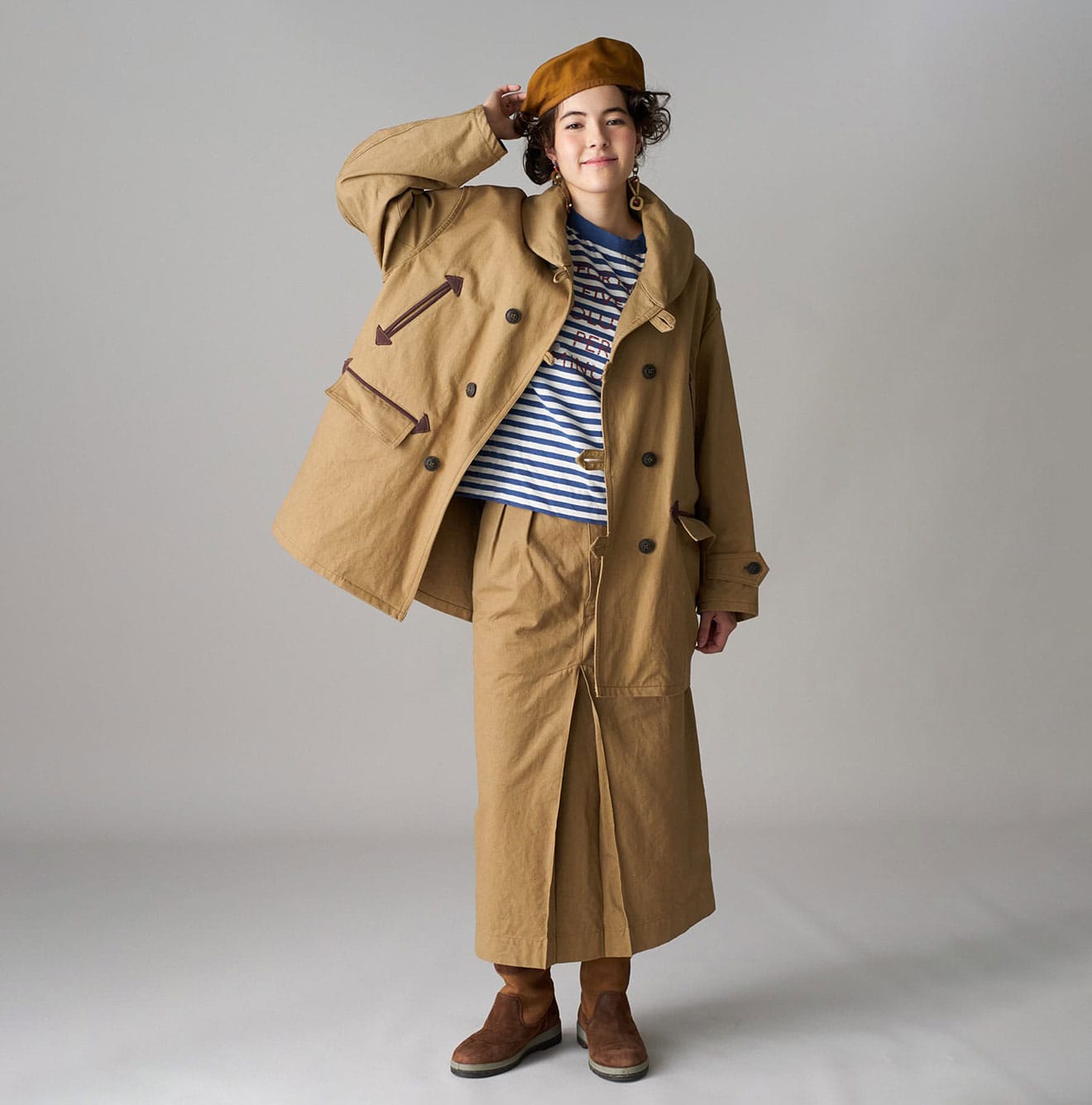 45R Duck Charlotte Tuck Skirt