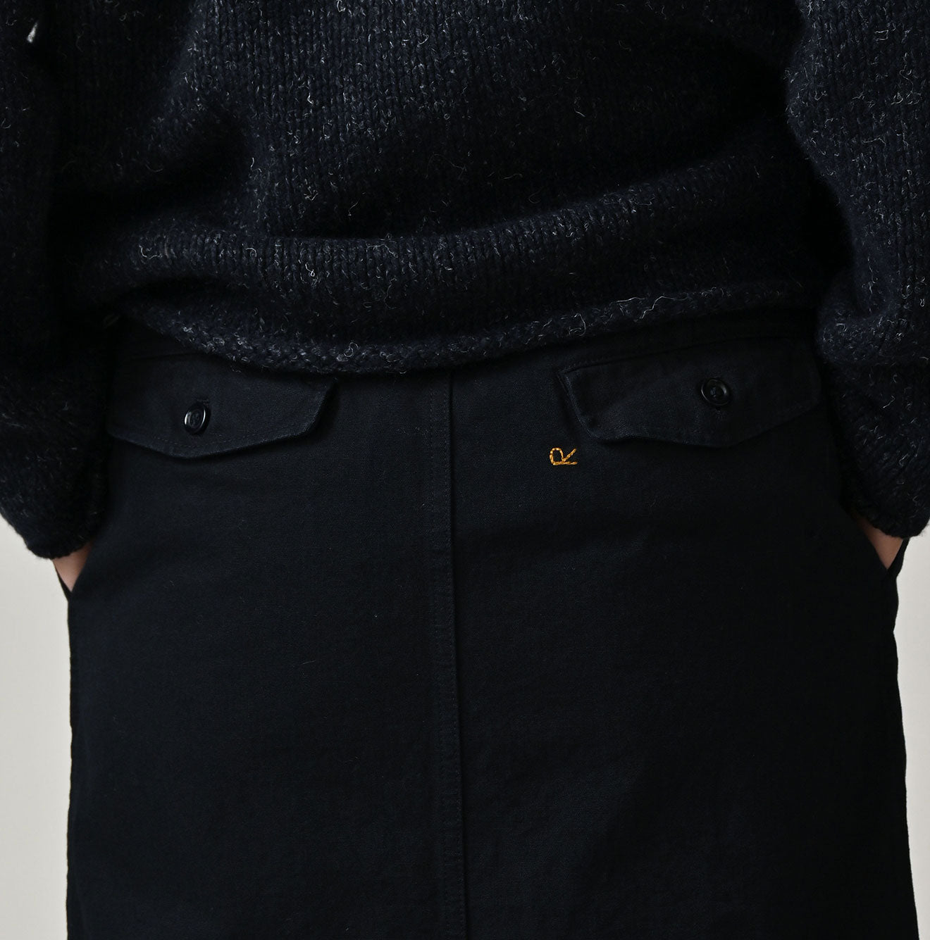 45R Indigo Duck Charlotte Tuck Skirt