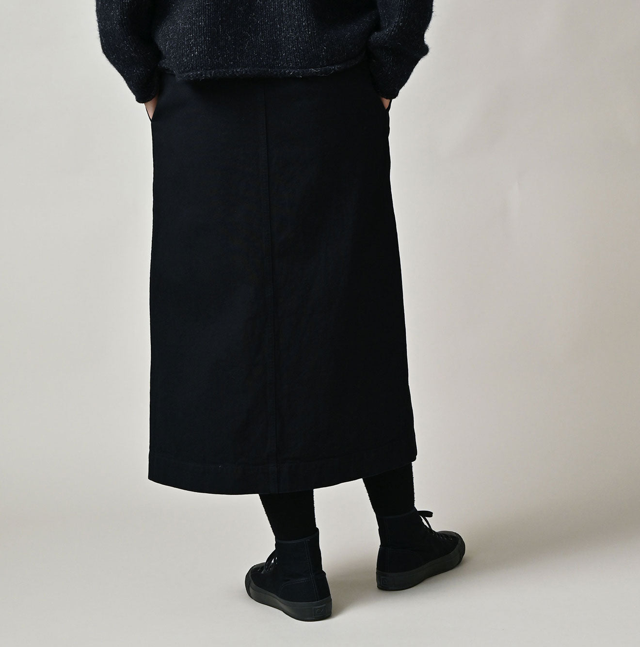 45R Indigo Duck Charlotte Tuck Skirt