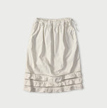Back Sateen Tiered Frill Petti Skirt