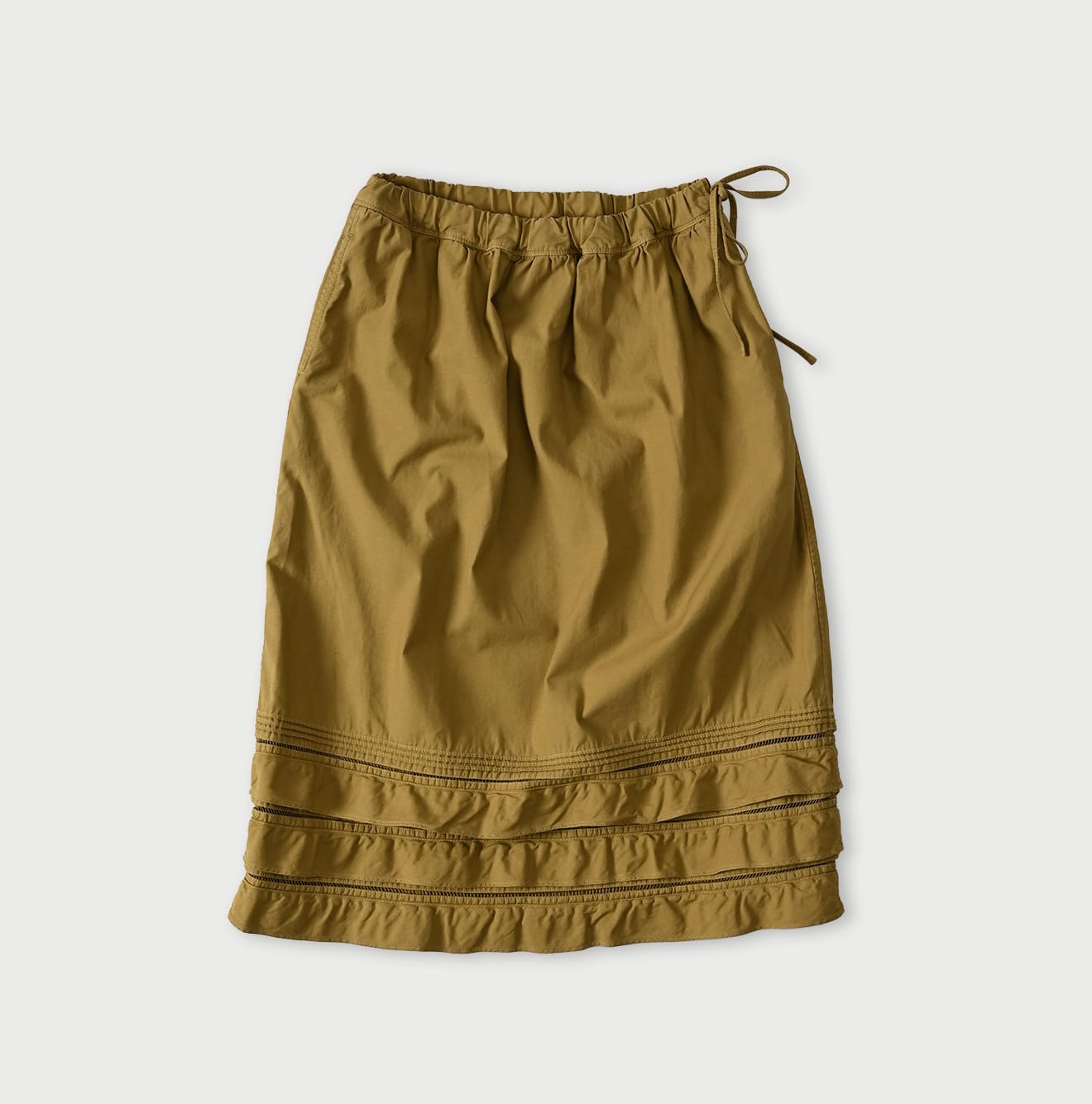 45R Back Sateen Tiered Frill Petti Skirt