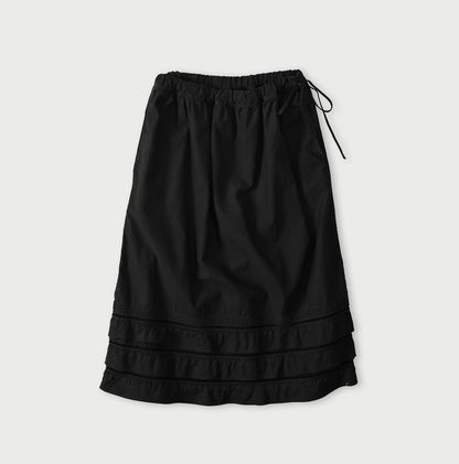45R Back Sateen Tiered Frill Petti Skirt