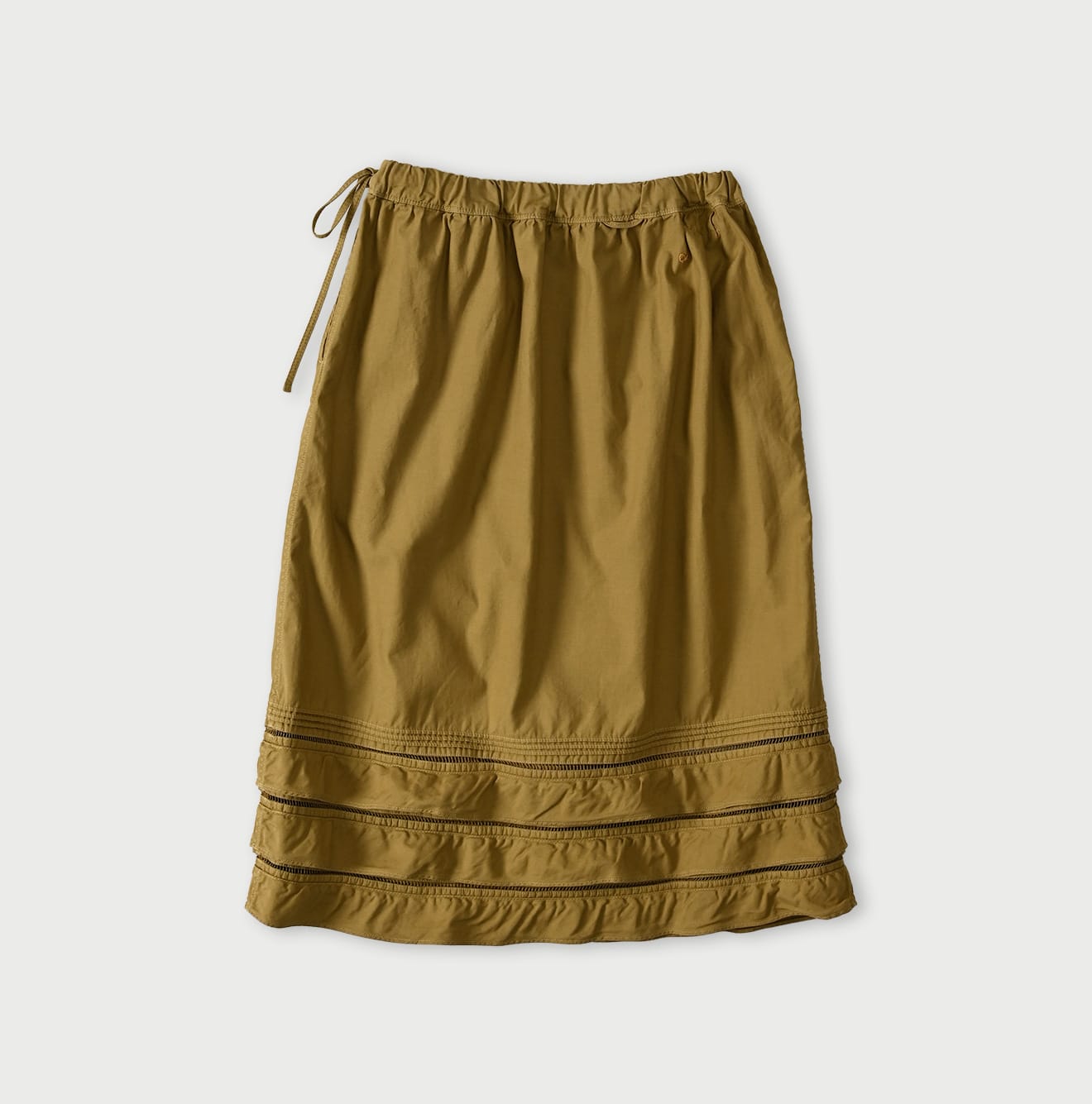 45R Back Sateen Tiered Frill Petti Skirt