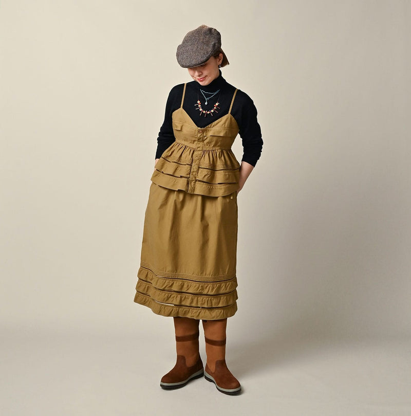 45R Back Sateen Tiered Frill Petti Skirt - Image 5