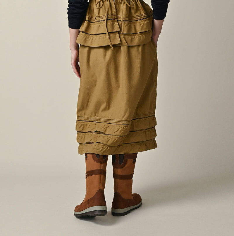 45R Back Sateen Tiered Frill Petti Skirt - Image 8