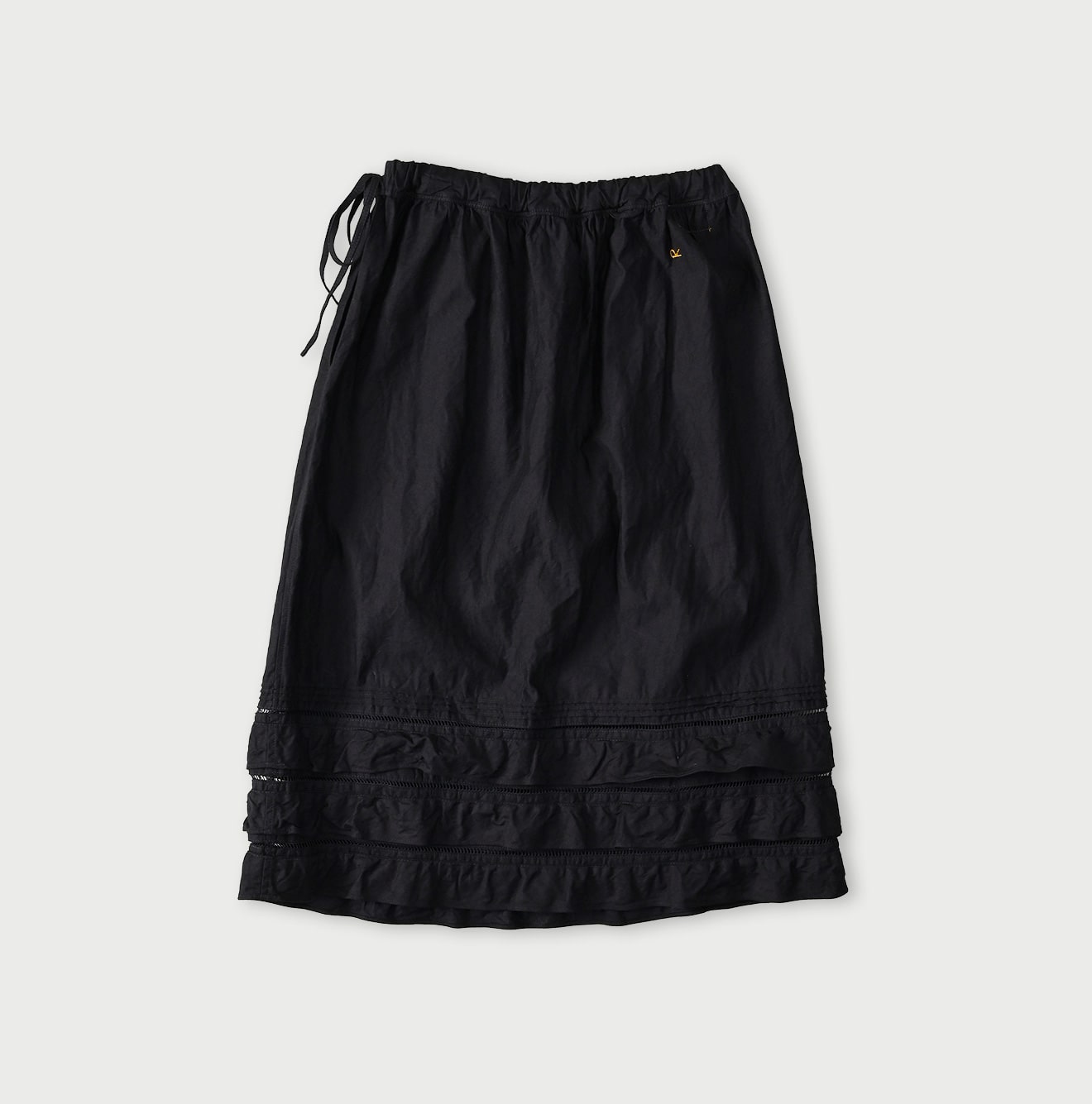 45R Indigo Back Sateen Tiered Frill Petti Skirt - Image 11