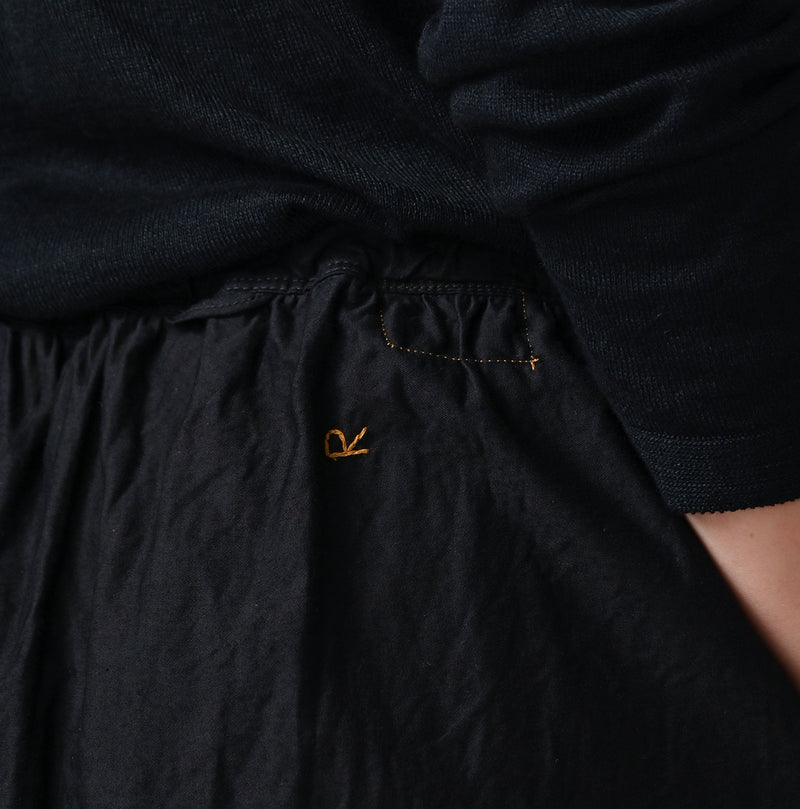 45R Indigo Back Sateen Tiered Frill Petti Skirt - Image 10