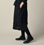 45R Indigo Back Sateen Tiered Frill Petti Skirt