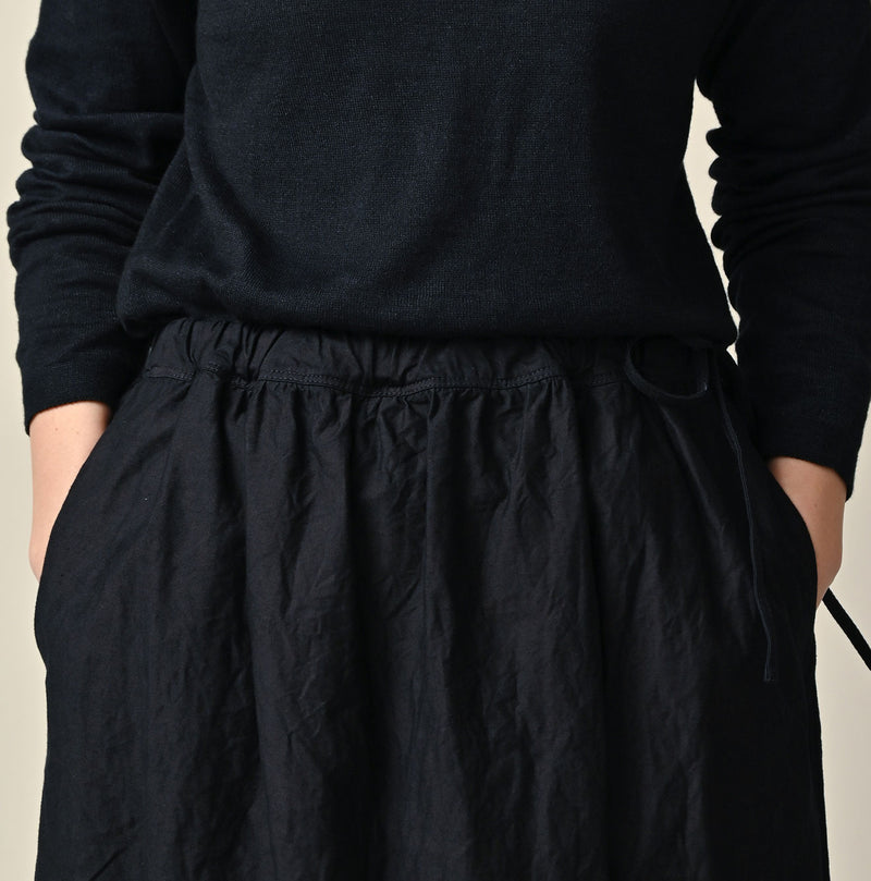 45R Indigo Back Sateen Tiered Frill Petti Skirt