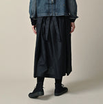 45R Indigo Dot Print Apron Skirt
