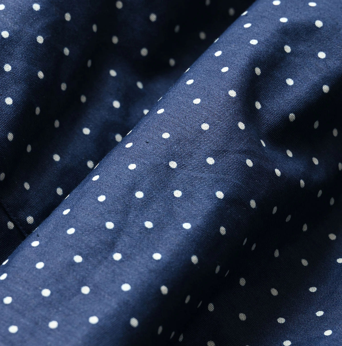 45R Indigo Dot Print Apron Skirt - Image 12