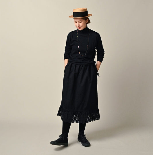 45R Indigo Back Sateen Petti Skirt