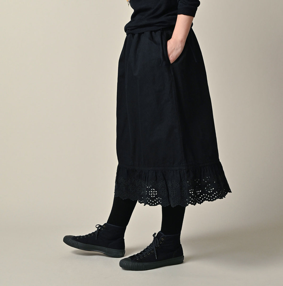 45R Indigo Back Sateen Petti Skirt