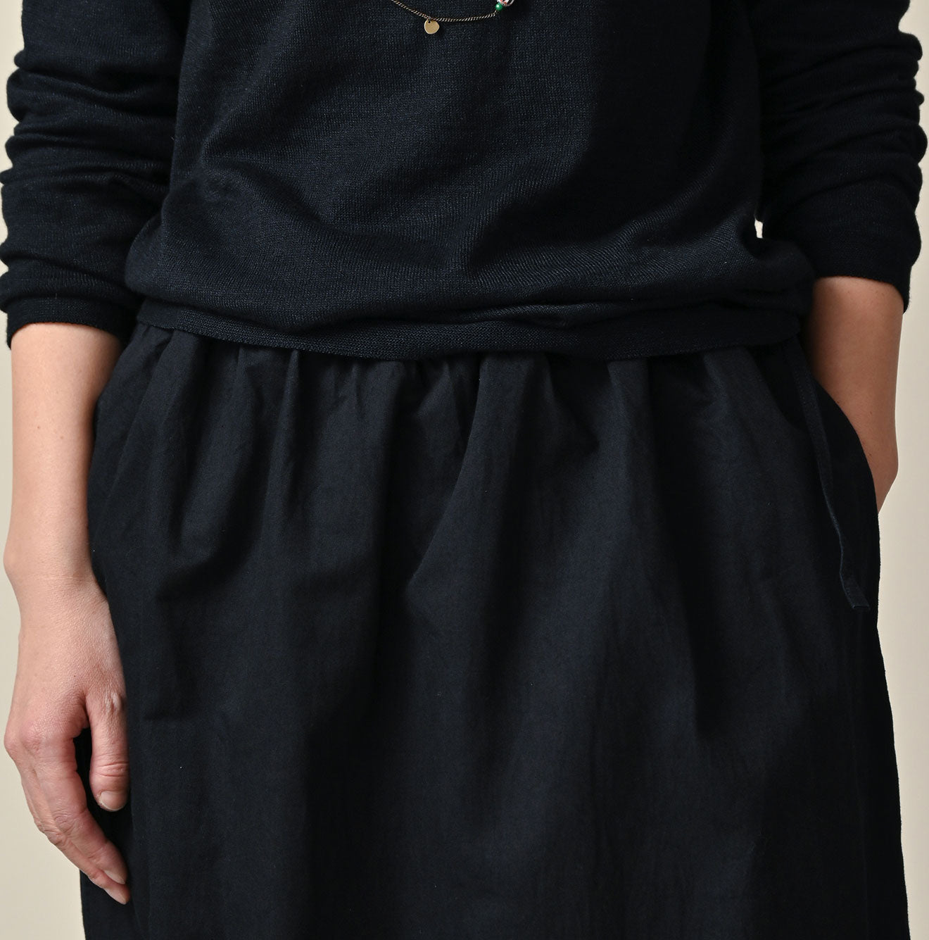 45R Indigo Back Sateen Petti Skirt