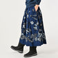 45R Indigo Fushicho Skirt