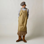 45R High-Density Duck x Ribbon Lace Tuck Tuck Dress