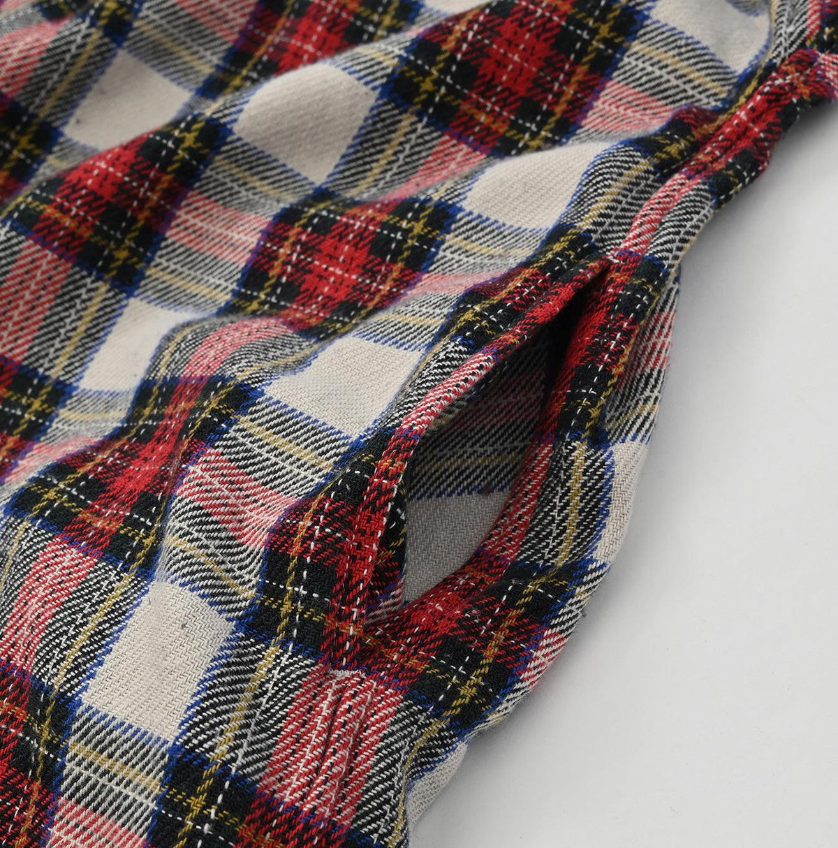 Indigo Zimba Flannel Big Shirt-dress