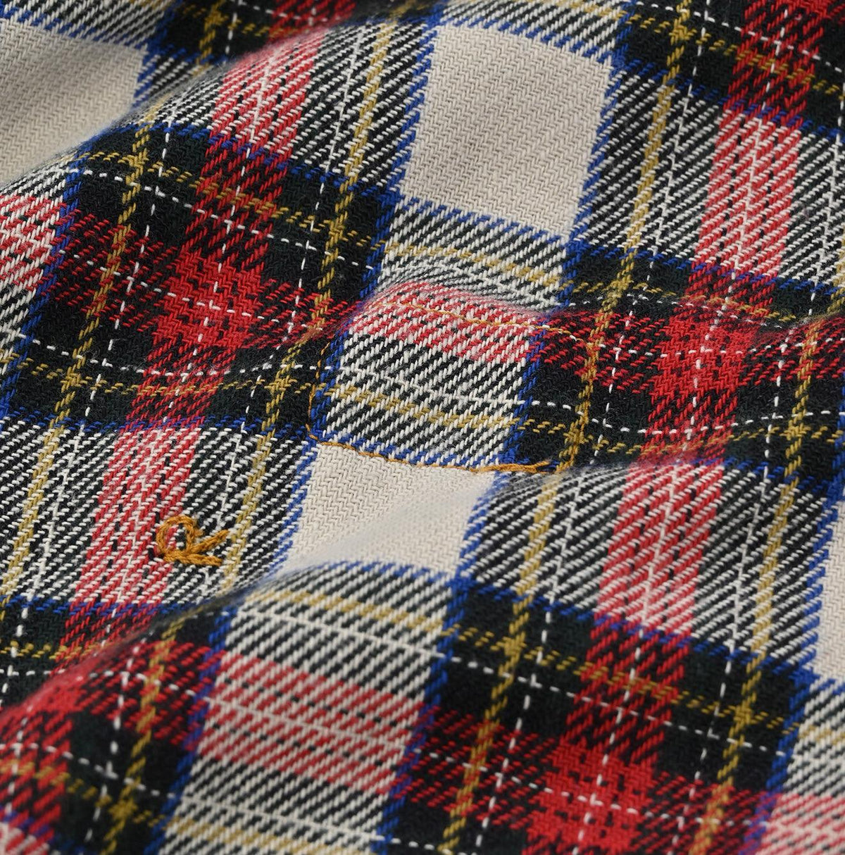 Indigo Zimba Flannel Big Shirt-dress