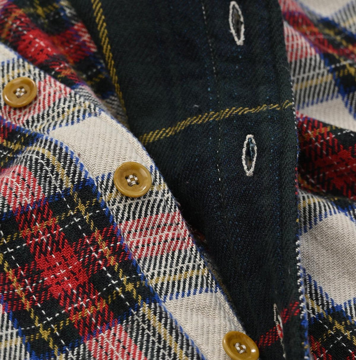 Indigo Zimba Flannel Big Shirt-dress