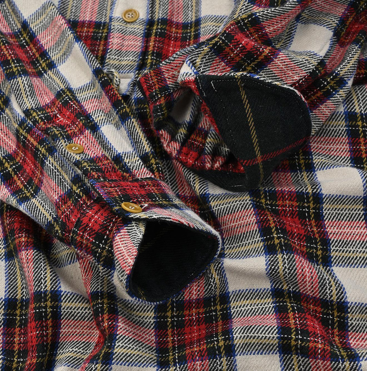 Indigo Zimba Flannel Big Shirt-dress