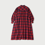 Indigo Zimbabwe Flannel Tambourine Dress - 45R by 45rpm studio