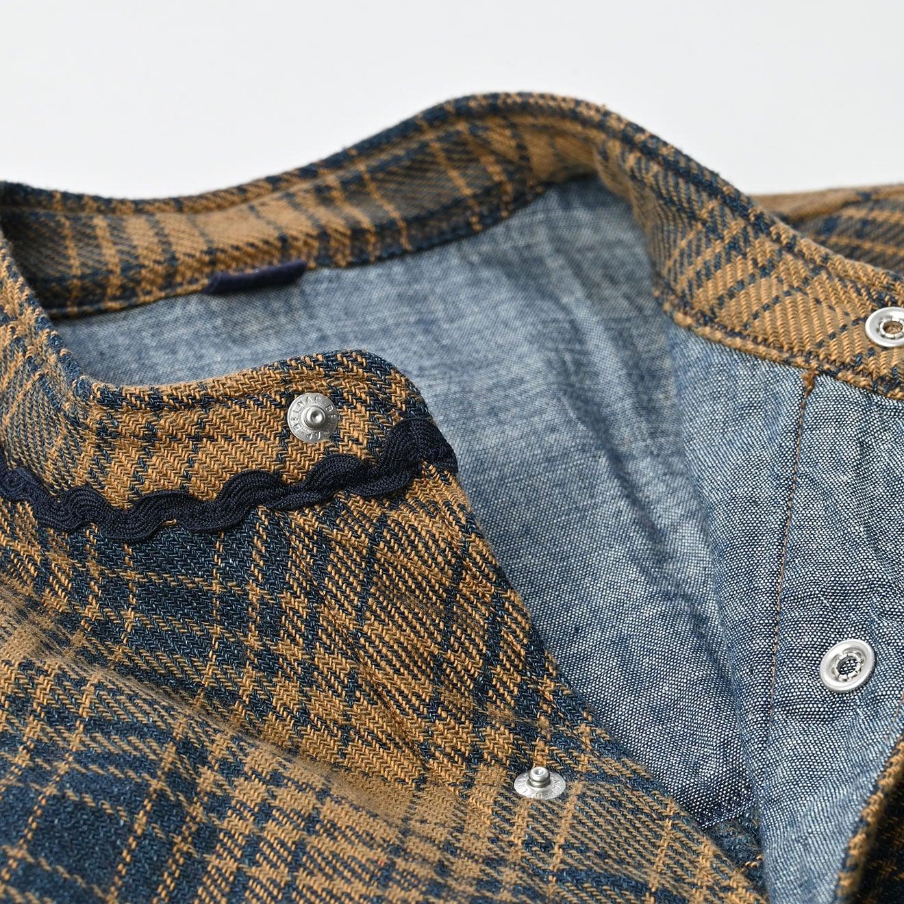 Indigo Zimbabwe Flannel Tambourine Dress - 45R by 45rpm studio - Image 12