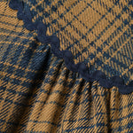 Indigo Zimbabwe Flannel Tambourine Dress - 45R by 45rpm studio