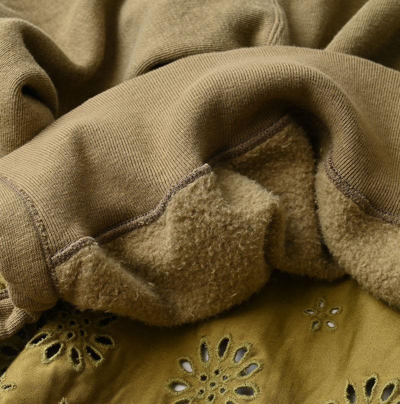 45R Cotton Fleece Cutwork Top - Image 15