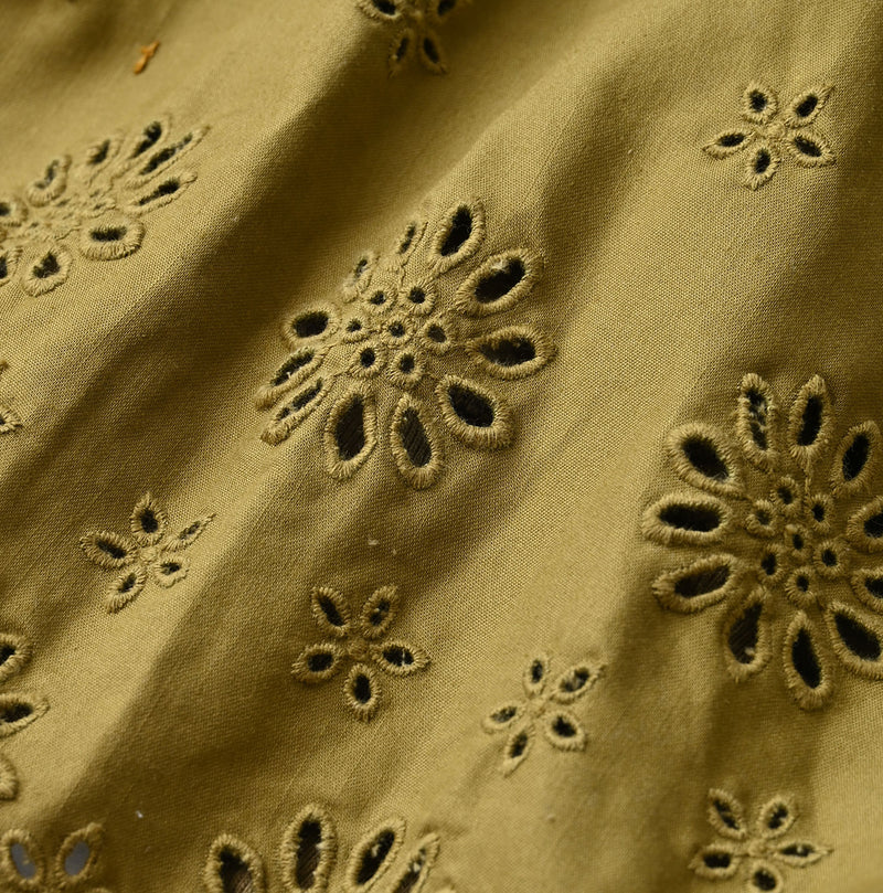 45R Cotton Fleece Cutwork Top - Image 17