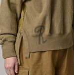 45R Cotton Fleece Cutwork Top