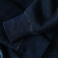 45R Indigo Cotton Fleece Cutwork Top