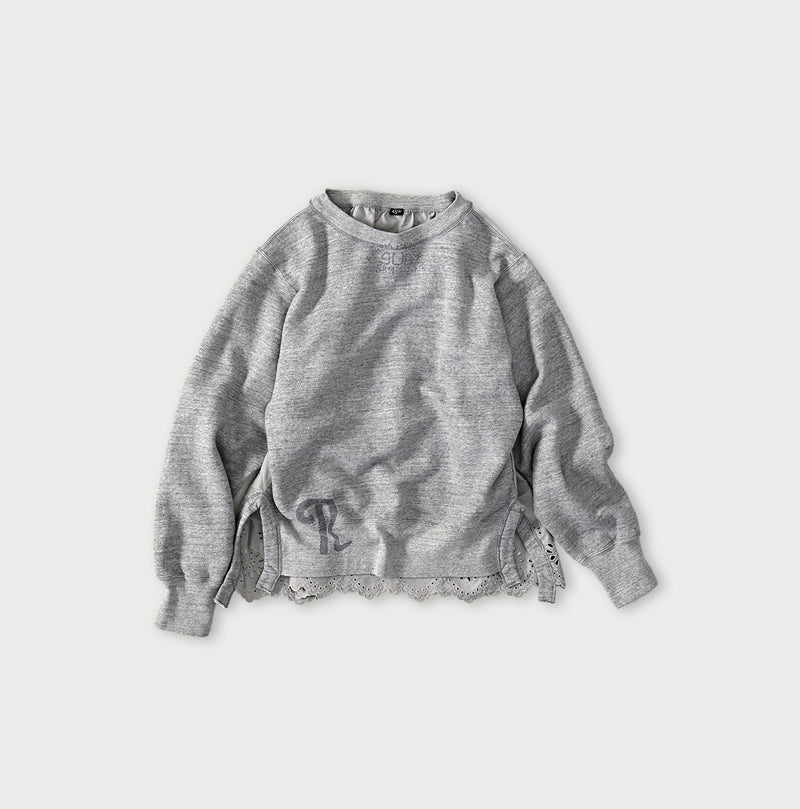 45R Cotton Fleece Cutwork Top (Top-dyed)