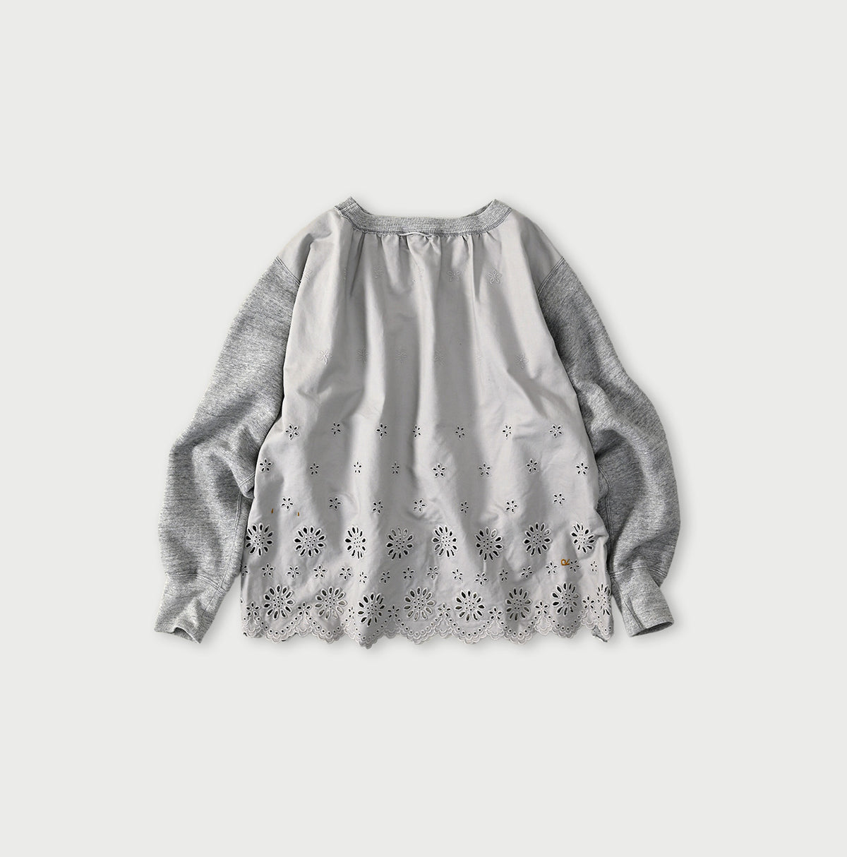 45R Cotton Fleece Cutwork Top (Top-dyed)