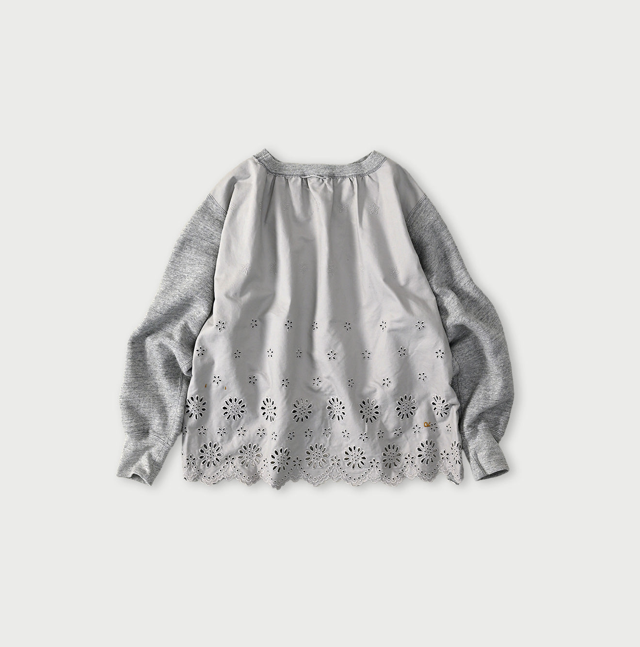 45R Cotton Fleece Cutwork Top (Top-dyed)
